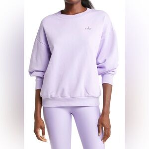 LILAC ALO CREWNECK - M